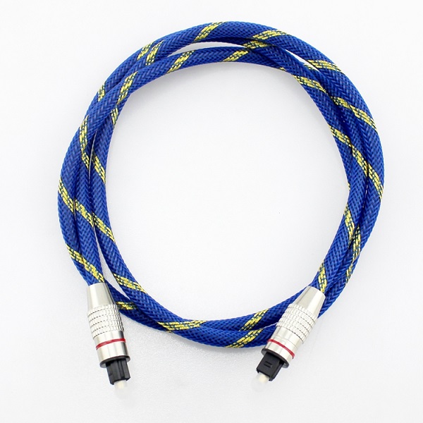  Digital Optical Audio Cable Toslink Cable – [24K Gold-Plated, Ultra-Durable] [S] Syncwire Fib