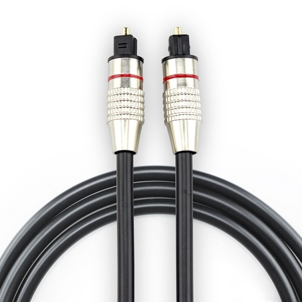  10 feet – Optical Digital Audio Cable (TOSLINK Cord, Fiber Optic, Male to Male, Home Theater, Gold 