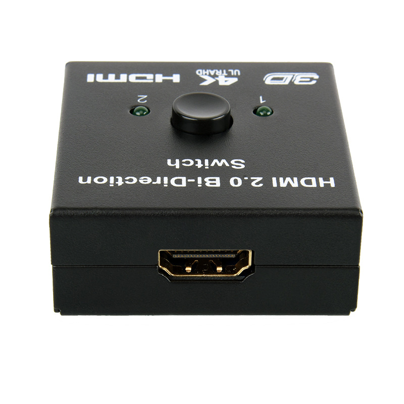  Two-way intelligent HDMI2.0 switcher, two in and 