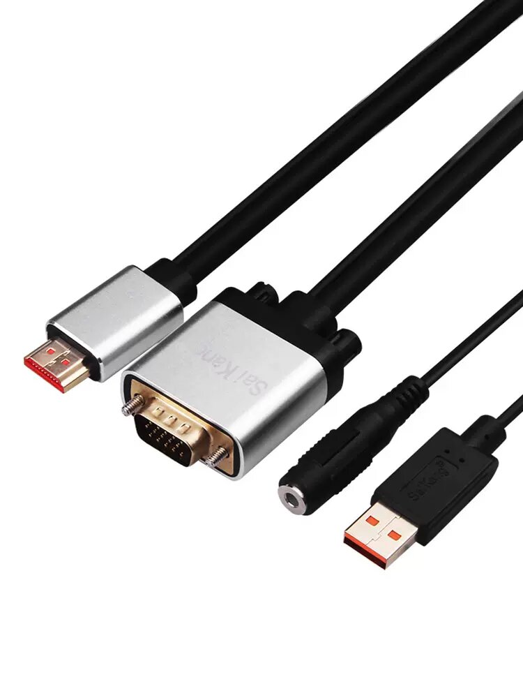 HDMI to VGA cable HD connection data cable