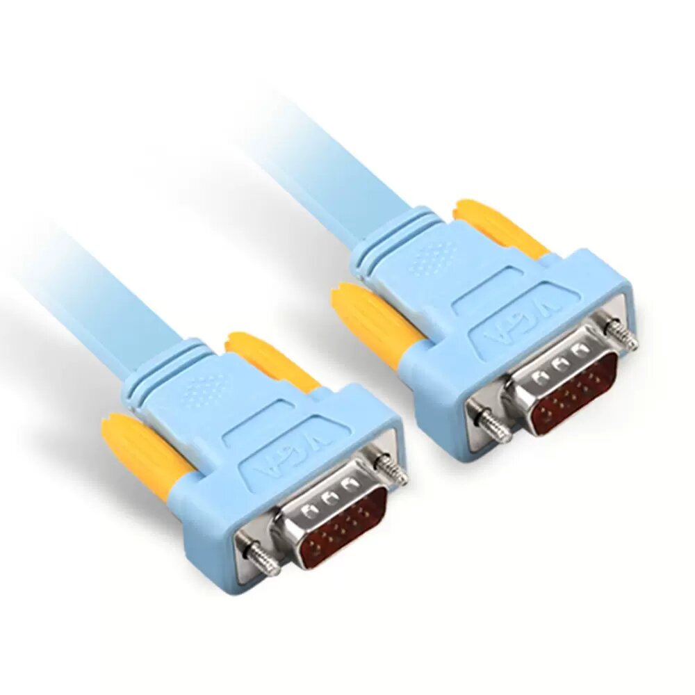  Flat VGA Cable: VGA connection extension cable