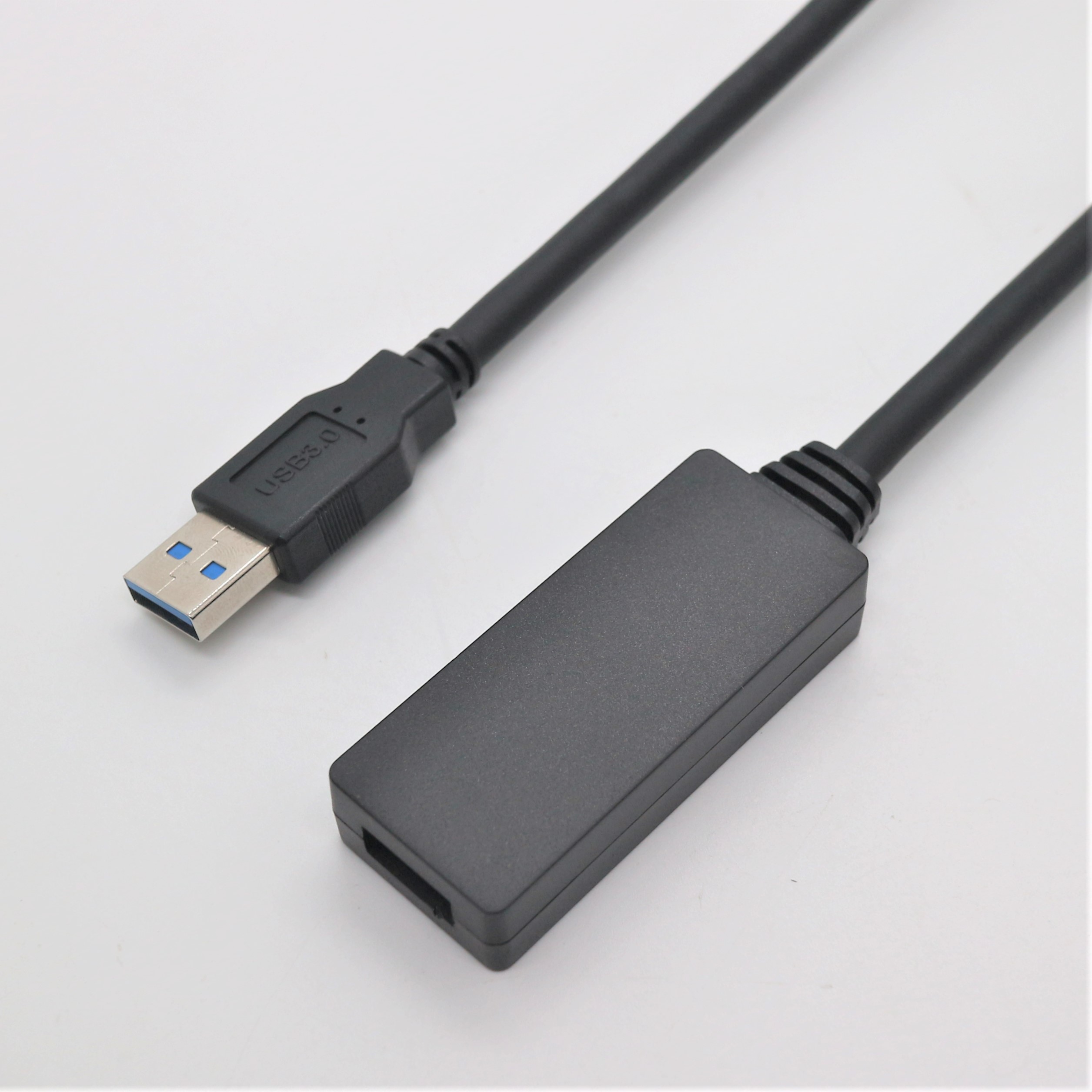 USB3.0 male to female BM microM male plus amplifier off-chip supply extension cable